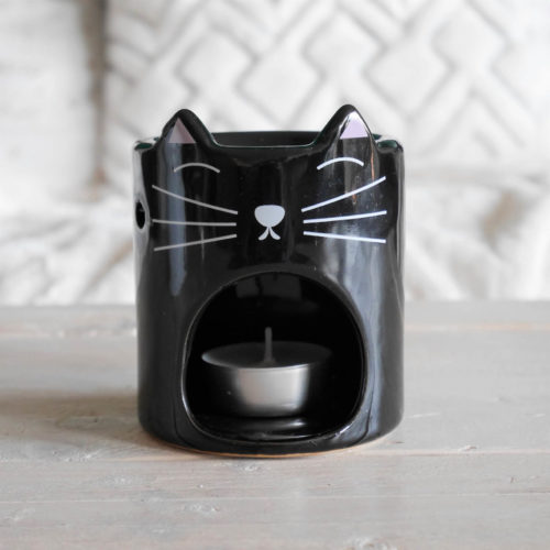 black cat perfume burner