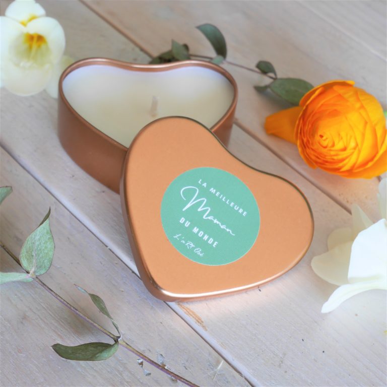Bougie Parfumée Personnalisée Pour La Fête Des Grands-Mères - Fait Main En France