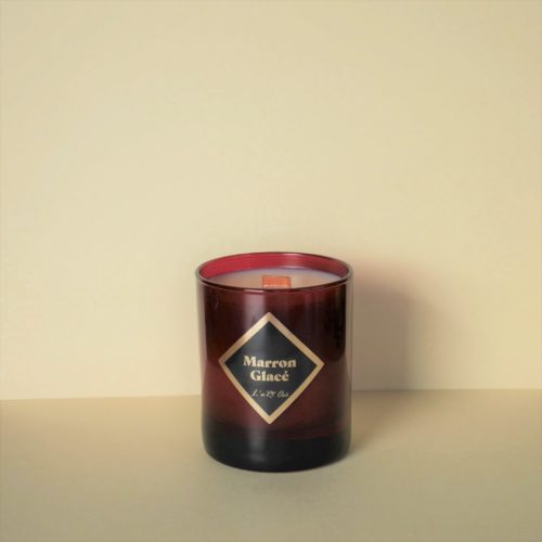 iced brown candle