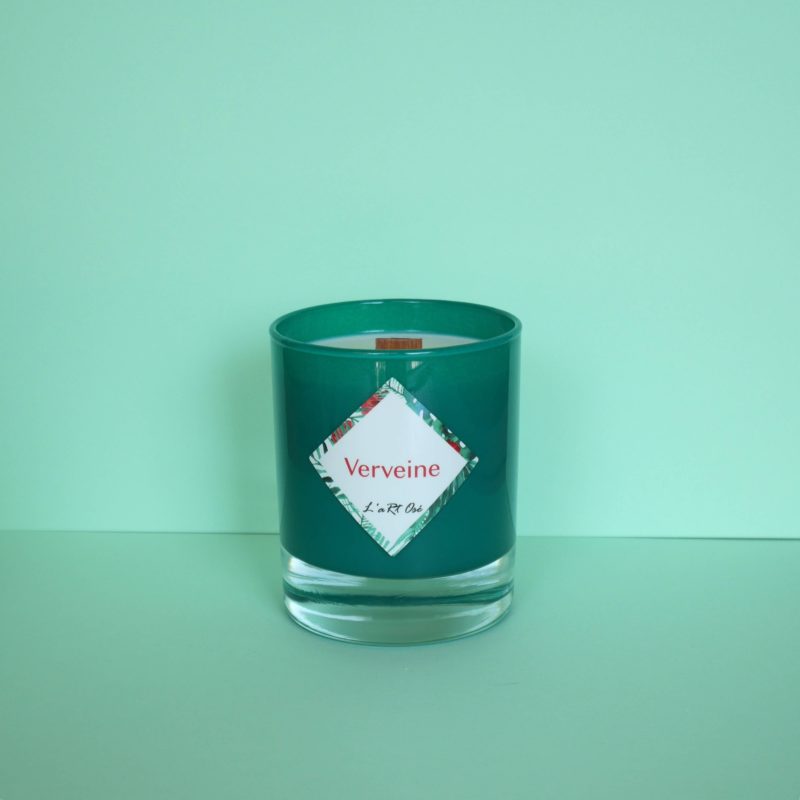 bougie parfumée verveine